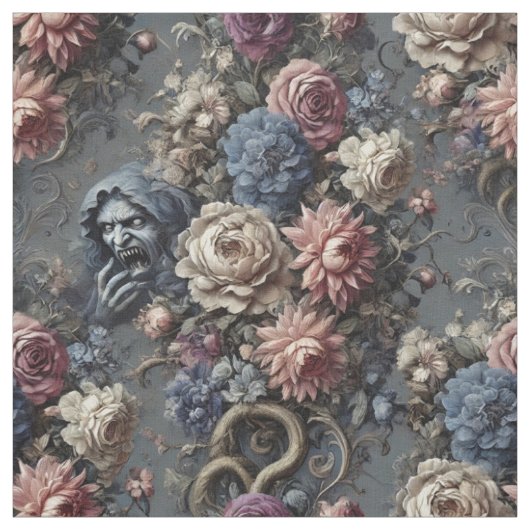 Kanalisierung des Schleiers - Gothic Statement Til Stoff (Muster)