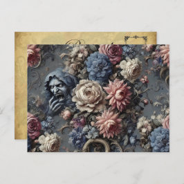 Kanalisierung des Schleiers - gotisch Viktorianisc Feiertagspostkarte