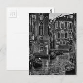 Kanalkanal der Gondelbahn Venedig italy Postkarte (Vorne/Hinten)