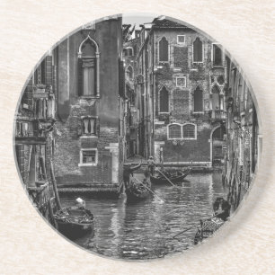 Kanalkanal der Gondelbahn Venedig italy Sandstein Untersetzer