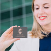 KANALNAME YOUTUBER LOGO QR CODE GRAY VISITENKARTE