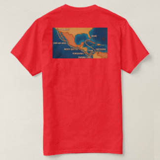 Kanalstreckenkarte T-Shirt