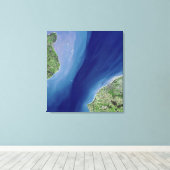 Kanaltunnel Leinwanddruck (Insitu (Holzboden))