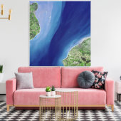 Kanaltunnel Leinwanddruck (Insitu (Wohnzimmer))