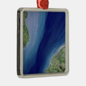 Kanaltunnel Silbernes Ornament (Rechts)