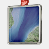 Kanaltunnel Silbernes Ornament (Links)