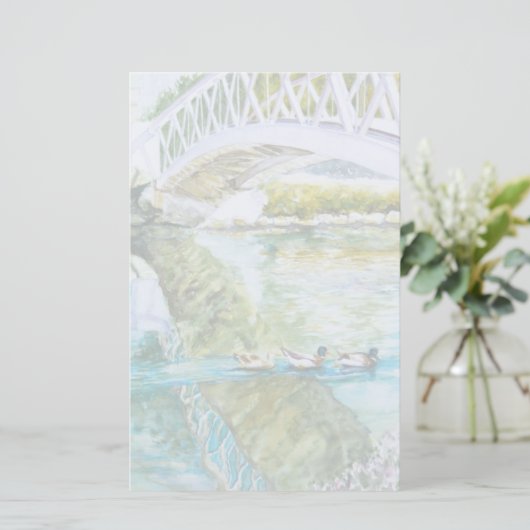 Kanalüberquerung Briefpapier (Stehend Vorderseite)