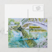 Kanalüberquerung Postkarte (Vorne/Hinten)