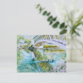 Kanalüberquerung Postkarte (Stehend Vorderseite)