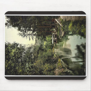 Kanalweg, Llangollen, Wales seltenes Photochrom Mousepad