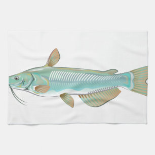Kanalwels-Spiel-Fischfarm-Fisch-Supermarkt Küchentuch