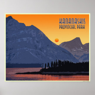 Kananaskis, Alberta. Kanada Poster