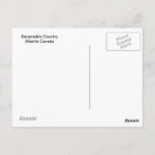 Kananaskis Country Postkarte (Rückseite)