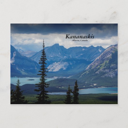 Kananaskis Lakes Postcard Postkarte (Vorderseite)