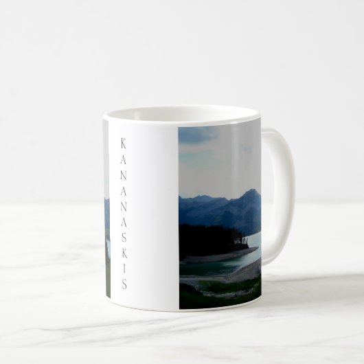 Kananaskis-Landschaft Kaffeetasse (VorderseiteRechts)