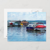 Kanandaigua Fischhaie Postkarte (Vorne/Hinten)