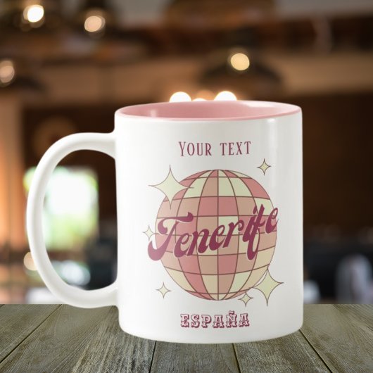 Kanaren Teneriffa Spanien Ausflug Souvenir Café Zweifarbige Tasse
