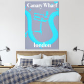 Kanarienfahrerposter Leinwanddruck (Insitu (Schlafzimmer))