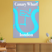 Kanarienfahrerposter Leinwanddruck (Insitu (Wohnzimmer))