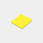 Kanariengelb (einfarbig) post-it klebezettel (angewinkelt)