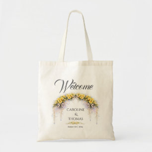 Kanariengelb Freesien Hochzeitswillkommensgeschenk Tragetasche