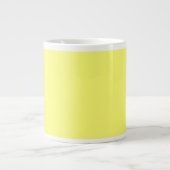Kanariengelbe Farbe Jumbo-Tasse (Vorderseite)