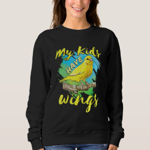 Kanarienvogel Haustier Vogel Fink Mama Papa Meine  Sweatshirt