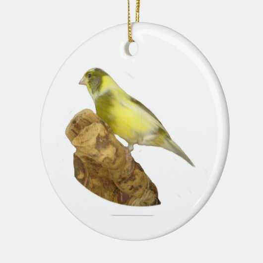 Kanarienvogel Keramik Ornament (Links)