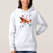 "Kanarienvogel und Kleckse" Sweatshirt (Vorderseite)