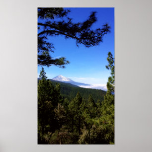 Kanarisch 4, Vulkan des Teide, des Tenerife - Poster