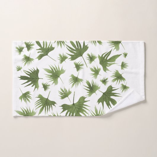 Kanarische Blätter Badhandtuch Set (Handtuch)