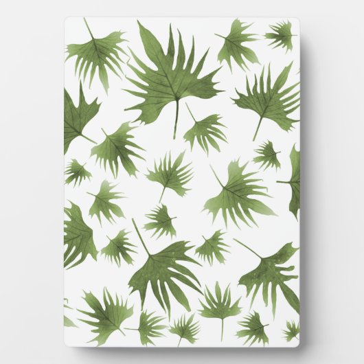 Kanarische Blätter Fotoplatte (Vorderseite)