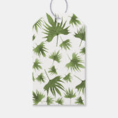 Kanarische Blätter Geschenkanhänger (Vorderseite)