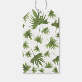 Kanarische Blätter Geschenkanhänger