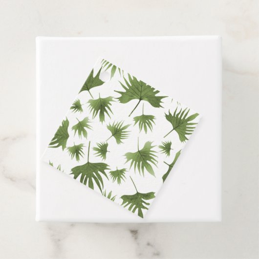 Kanarische Blätter Geschenkanhänger (Beispiel)