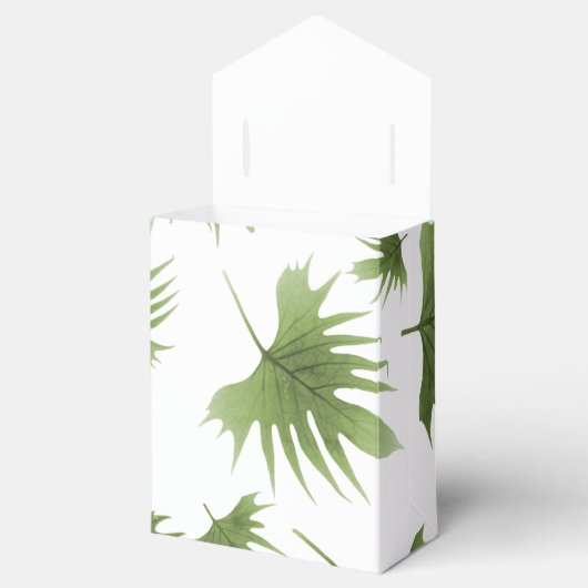 Kanarische Blätter Geschenkschachtel (Geöffnet)