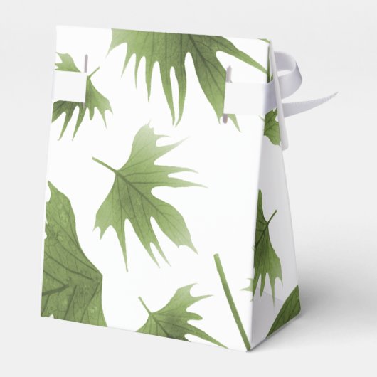 Kanarische Blätter Geschenkschachtel (Rückseite)