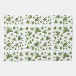 Kanarische Blätter Geschirrtuch