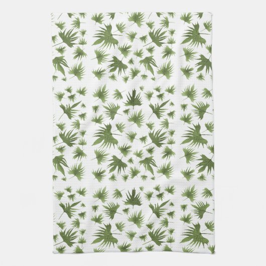 Kanarische Blätter Geschirrtuch (Vertikal)
