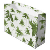 Kanarische Blätter Große Geschenktüte (Rückseite Schrägansicht)