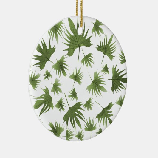 Kanarische Blätter Keramik Ornament (Rechts)