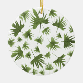 Kanarische Blätter Keramik Ornament