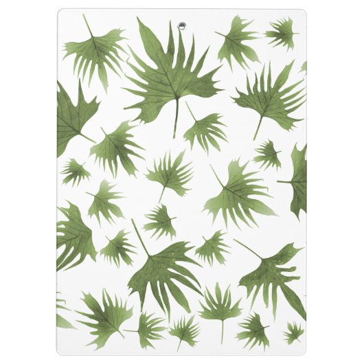 Kanarische Blätter Klemmbrett (Rückseite)