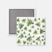 Kanarische Blätter Magnet (Vorderseite/Rückseite)