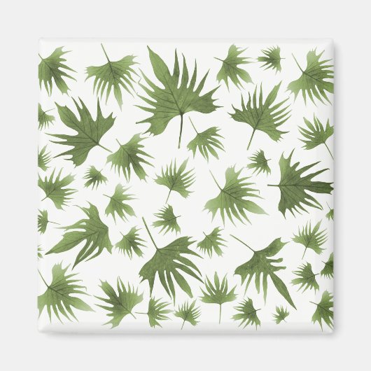 Kanarische Blätter Magnet (Vorne)