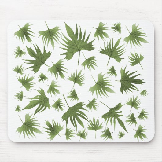 Kanarische Blätter Mousepad (Vorne)