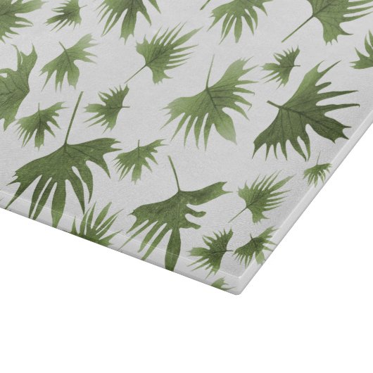 Kanarische Blätter Schneidebrett (Ecke)