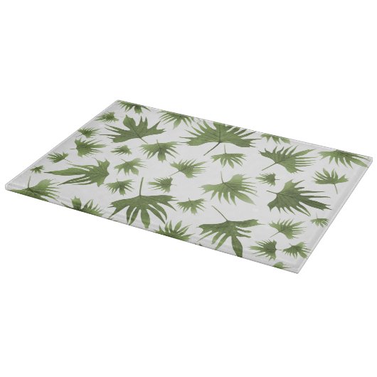 Kanarische Blätter Schneidebrett (Ecke)