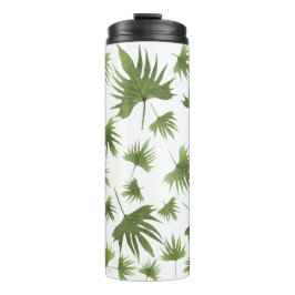 Kanarische Blätter Thermosbecher