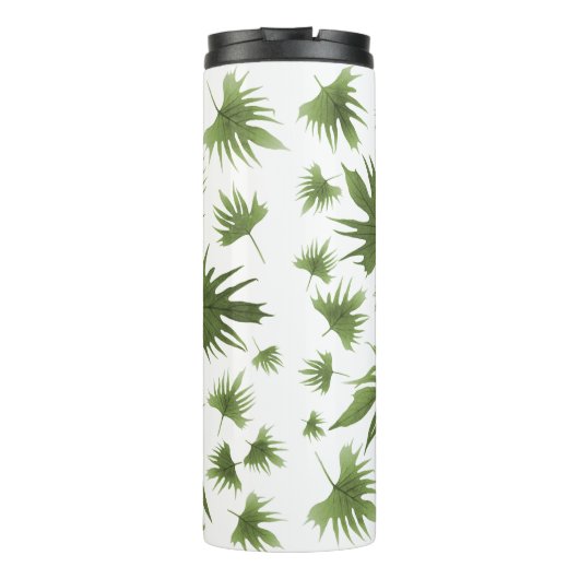 Kanarische Blätter Thermosbecher (Rückseite)